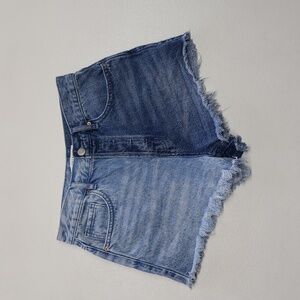 PacSun High Rise "Vintage" Two Toned Denim Shorts Women's Size 27